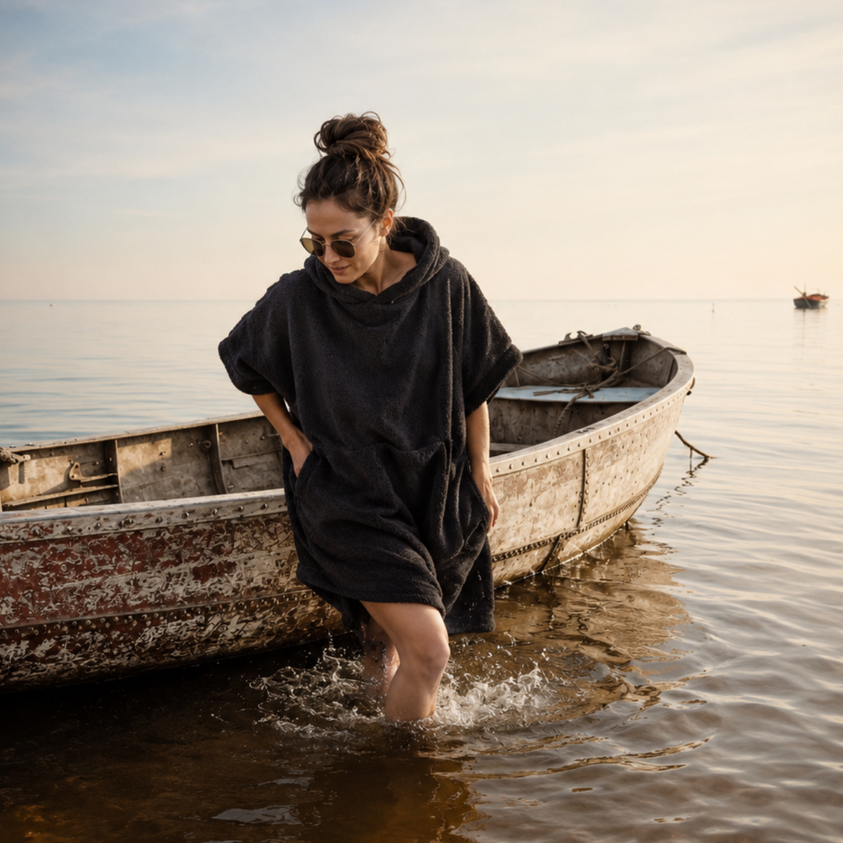 Premium Terry Towel Poncho