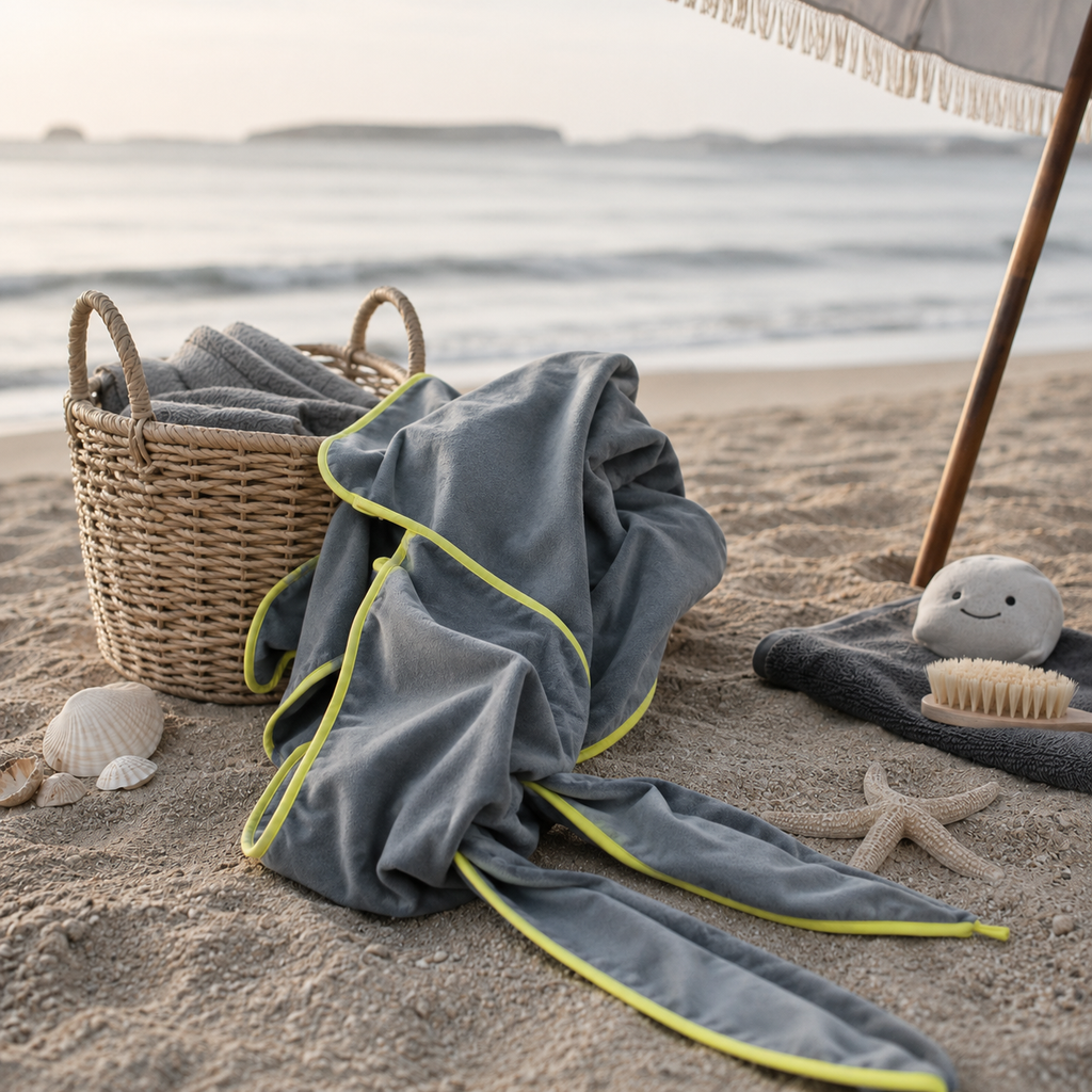 Microfiber Hooded Towel for Kids